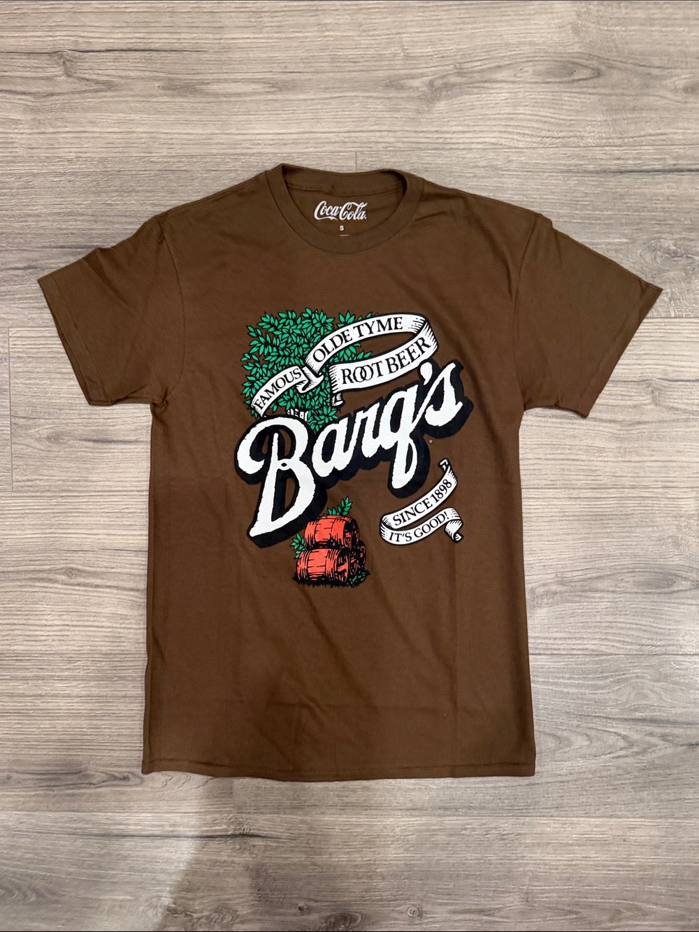 Coca Cola Barq’s Soda Tee Shirt Men’s Size Small